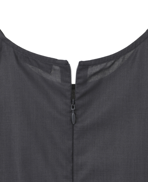 【DOMELLE/ドメル】SHADOW SCULPT DRESS 詳細画像 グレー 4
