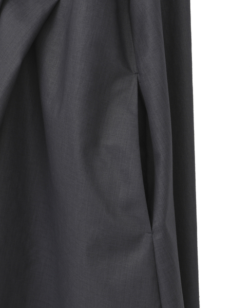 【DOMELLE/ドメル】SHADOW SCULPT DRESS 詳細画像 グレー 7