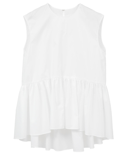 【DOMELLE/ドメル】COTTON GATHERED BLOUSE