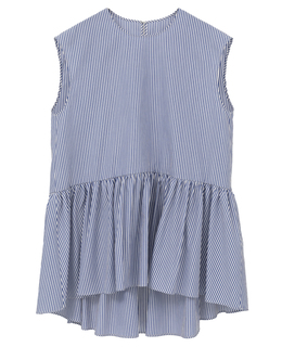 【DOMELLE/ドメル】COTTON GATHERED BLOUSE