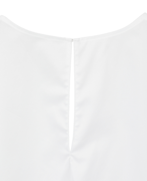 【DOMELLE/ドメル】COTTON GATHERED BLOUSE 詳細画像 ホワイト 4