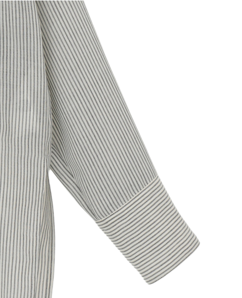 【DOMELLE/ドメル】WOOL BLEND VOIL SHIRT 詳細画像 ストライプ 4