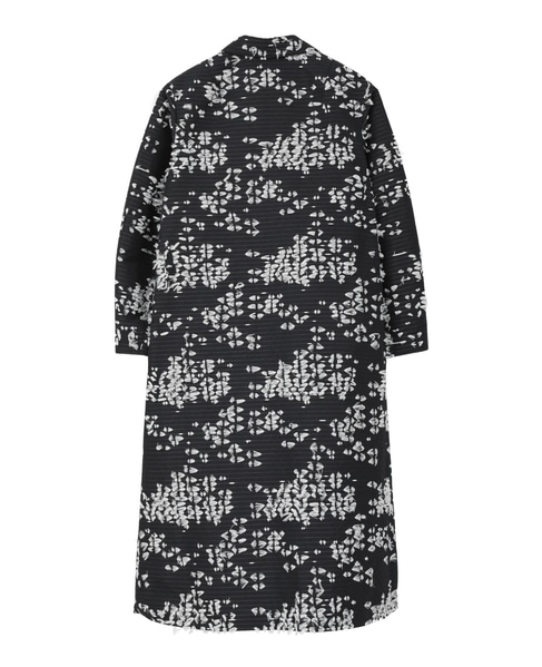 【DOMELLE/ドメル】CRAFTED JACQUARD COAT 詳細画像 ブラック 2