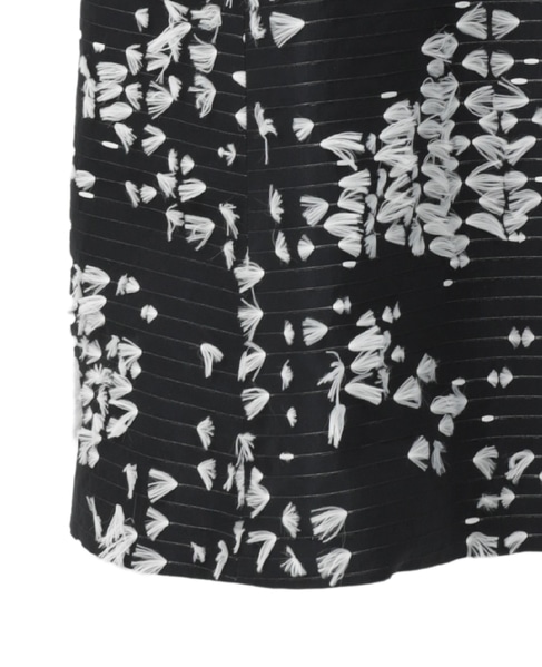 【DOMELLE/ドメル】CRAFTED JACQUARD COAT 詳細画像 ブラック 5