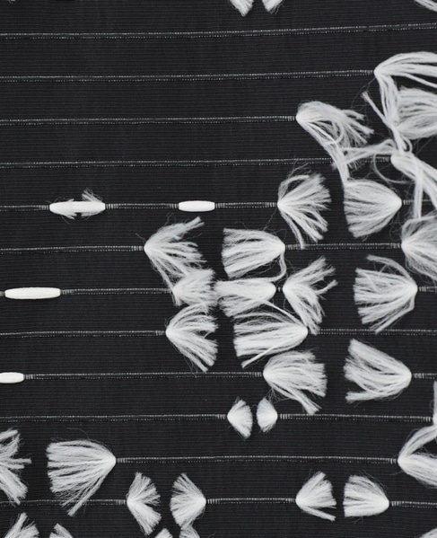 【DOMELLE/ドメル】CRAFTED JACQUARD COAT 詳細画像 ブラック 7