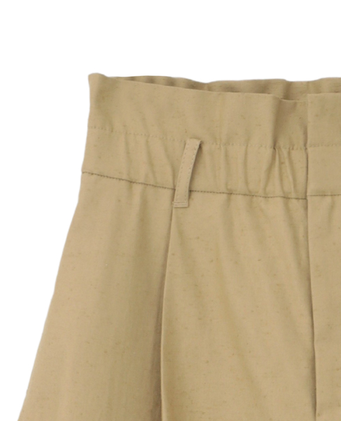 【DOMELLE/ドメル】COTTON NEP WIDE PANTS 詳細画像 ベージュ 3