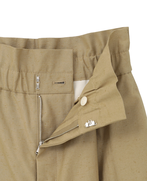 【DOMELLE/ドメル】COTTON NEP WIDE PANTS 詳細画像 ベージュ 5
