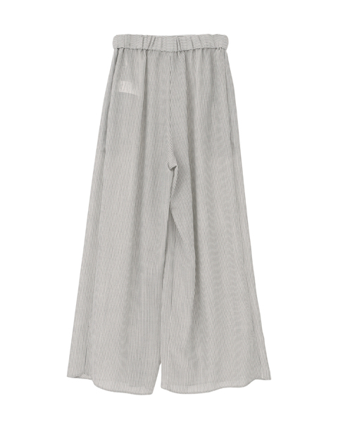 【DOMELLE/ドメル】WOOL BLEND VOIL PANTSC 詳細画像 ストライプ 2