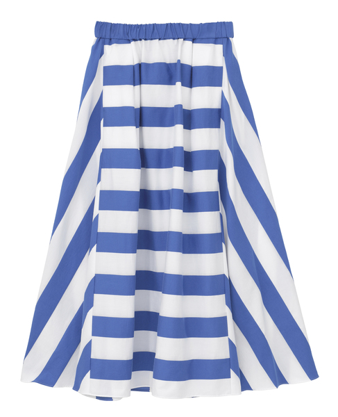 【DOMELLE/ドメル】BIG STRIPE SKIRT 詳細画像 ブルー 1
