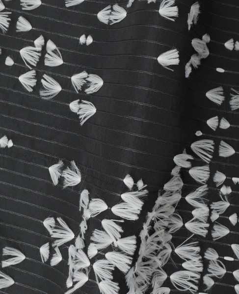【DOMELLE/ドメル】CRAFTED JACQUARD SKIRT 詳細画像 ブラック 6