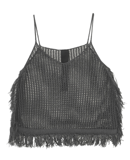【DOMELLE/ドメル】FRINGE KNIT CAMISOLE
