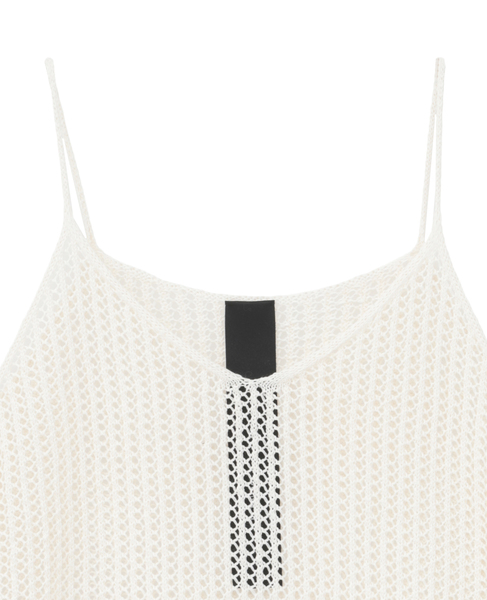 【DOMELLE/ドメル】FRINGE KNIT CAMISOLE 詳細画像 アイボリー 3
