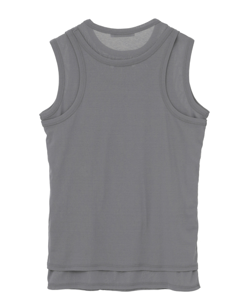 【DOMELLE/ドメル】TWIN LAYER TANKS 詳細画像 グレー 2