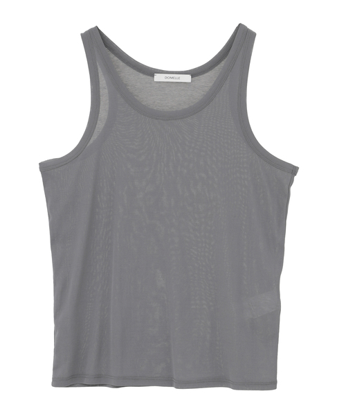 【DOMELLE/ドメル】TWIN LAYER TANKS 詳細画像 グレー 6