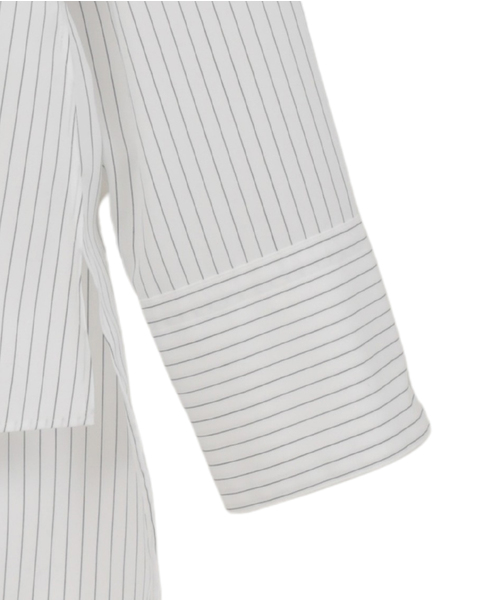 【DOMELLE/ドメル】COTTON TWILL/STRIPE BLOUSE 詳細画像 ストライプ 5
