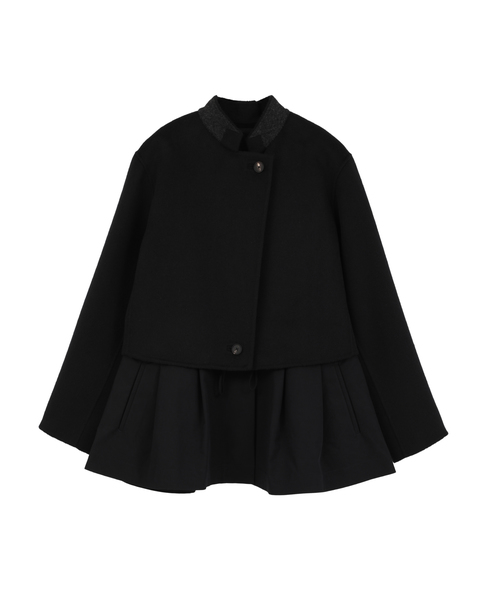 【DOMELLE/ドメル】CASHMERE BLEND REVER JACKET（一部別注カラー） 詳細画像 ネイビー 1