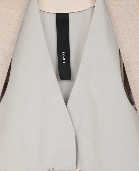 【DOMELLE/ドメル】CASHMERE BLEND REVER JACKET（一部別注カラー） 詳細画像 ベージュ 6
