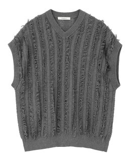 【DOMELLE/ドメル】COTTON CASHMERE KNIT VEST