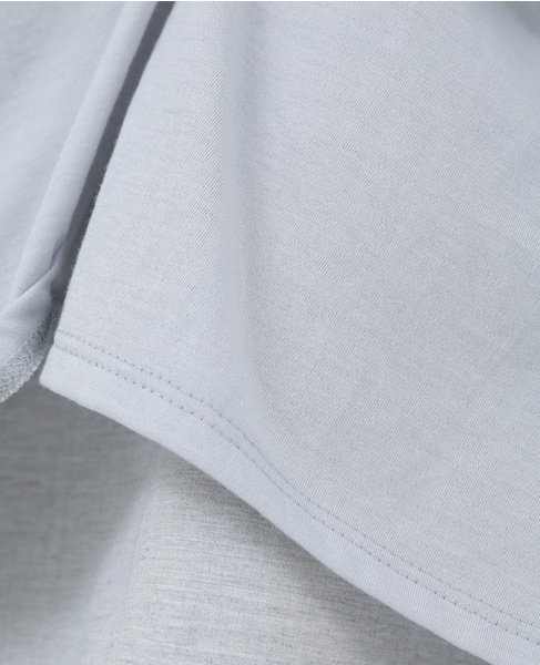 【DOMELLE/ドメル】COTTON*JERSEY LAYERED TOP 詳細画像 グレー 8