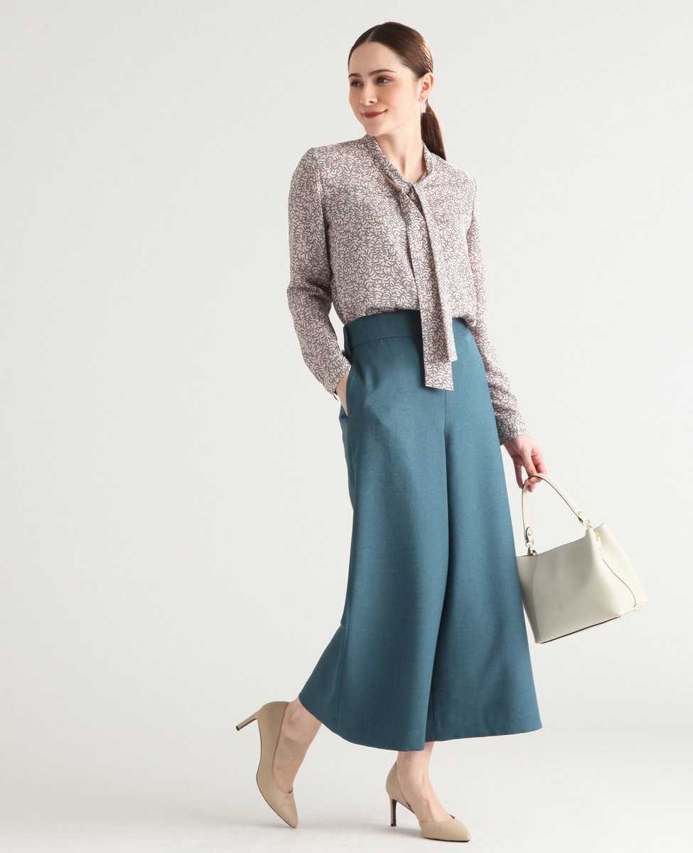 麻調センタープレスワイドパンツ 商品詳細 メルローズ公式通販 Melrose Store メルローズストア