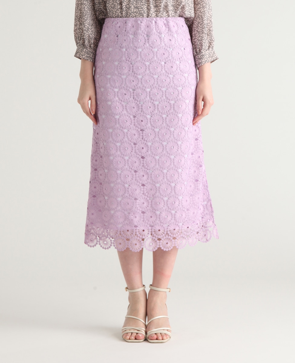 ケミカルレースaラインレーススカート 商品詳細 メルローズ公式通販 Melrose Store メルローズストア