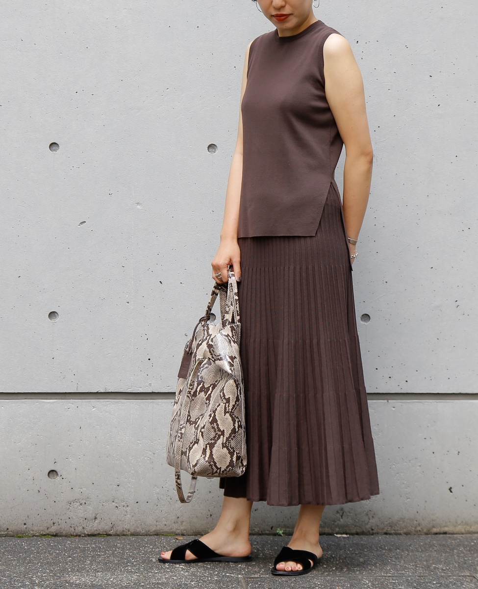 ニットプリーツスカート 商品詳細 メルローズ公式通販 Melrose Store メルローズストア