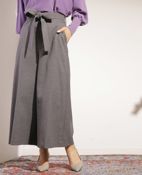ウエストリボンワイドパンツ 商品詳細 メルローズ公式通販 Melrose Store メルローズストア