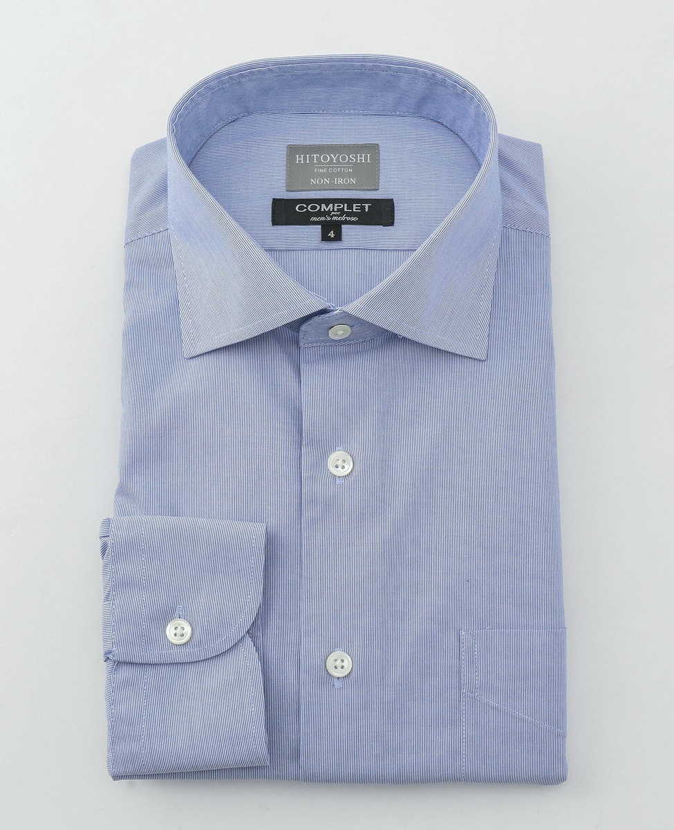 Hitoyoshi Non Ironセミレギュラードレスシャツ 商品詳細 メルローズ公式通販 Melrose Store メルローズストア