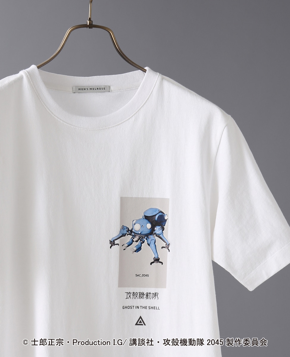 攻殻機動隊SAC_2045 × MEN'S MELROSE タチコマプリントTシャツ