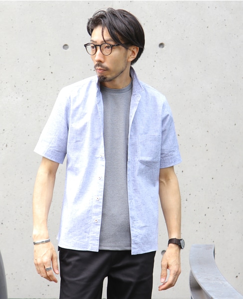 ワンピースカラー半袖シャツ 商品詳細 メルローズ公式通販 Melrose Store メルローズストア