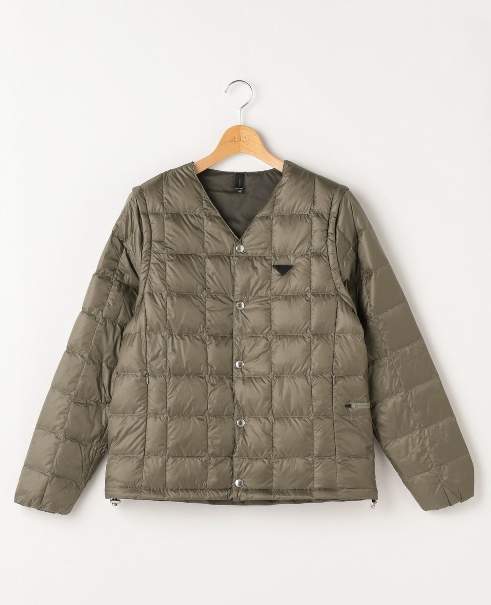 Taion Extra タイオン エクストラダウンジャケット Vネックインナーダウンベスト 半袖 長袖3way 商品詳細 メルローズ公式通販 Melrose Store メルローズストア