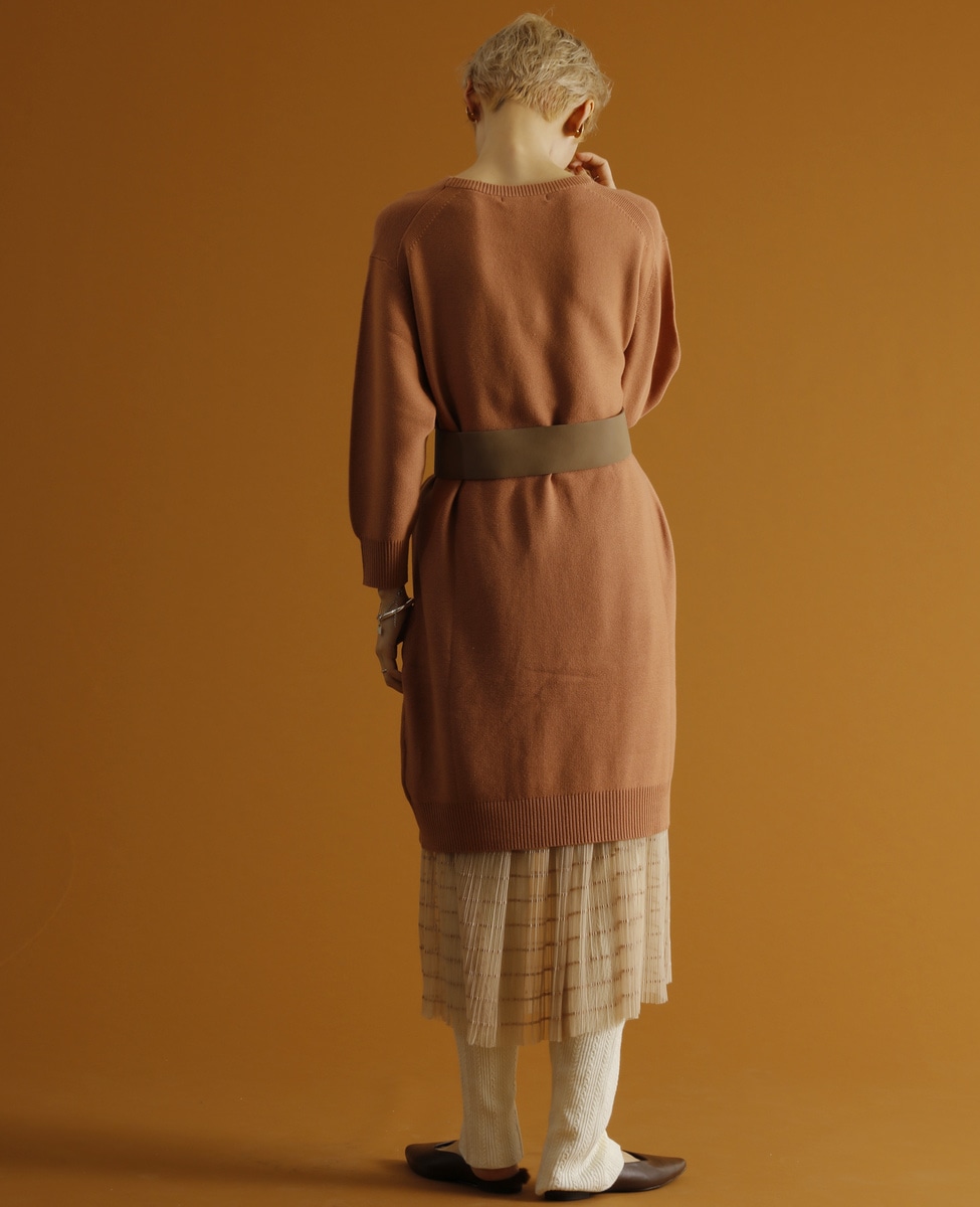 レーススカート付きニットワンピース 商品詳細 メルローズ公式通販 Melrose Store メルローズストア