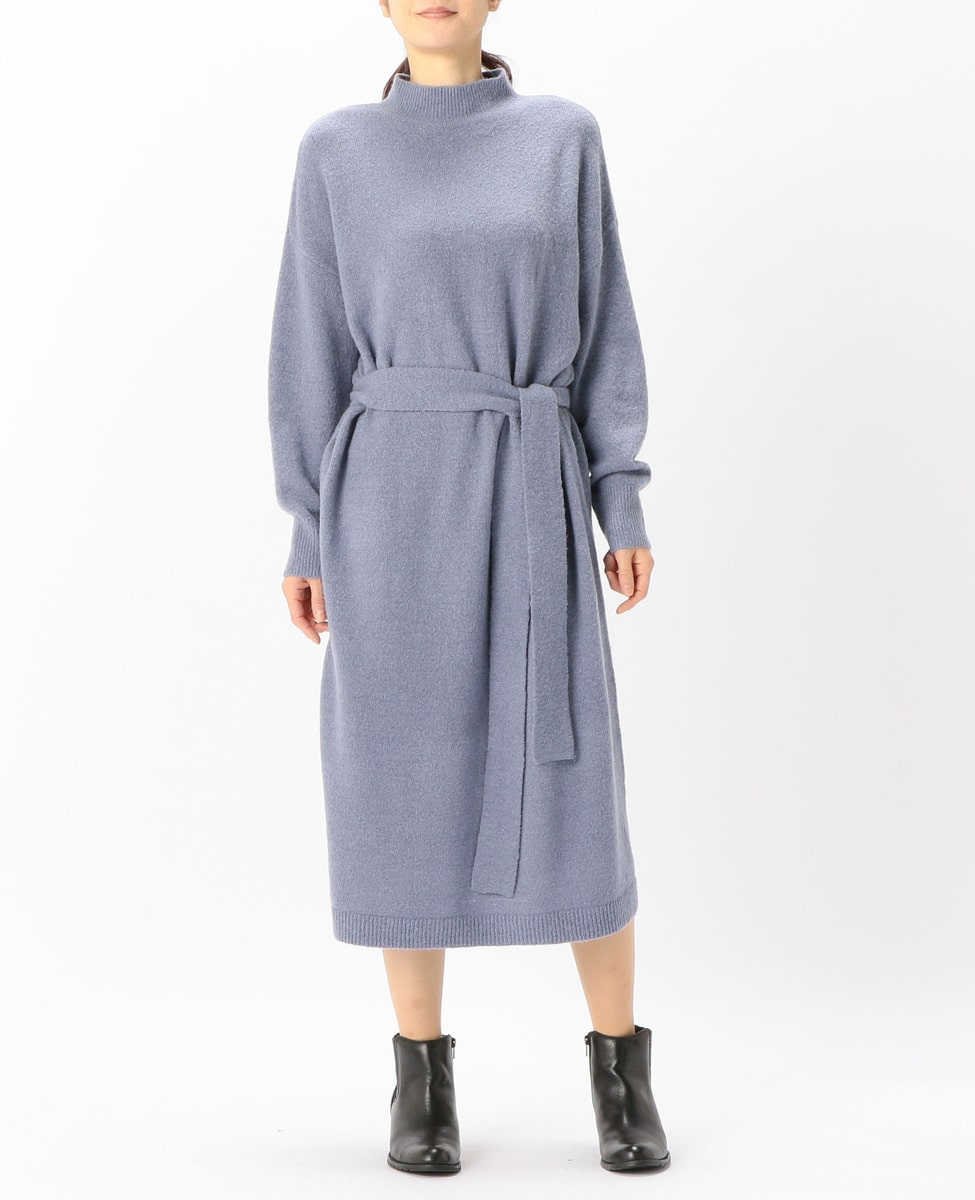 ソフトライト天竺共ベルト付ニットワンピース 商品詳細 メルローズ公式通販 Melrose Store メルローズストア