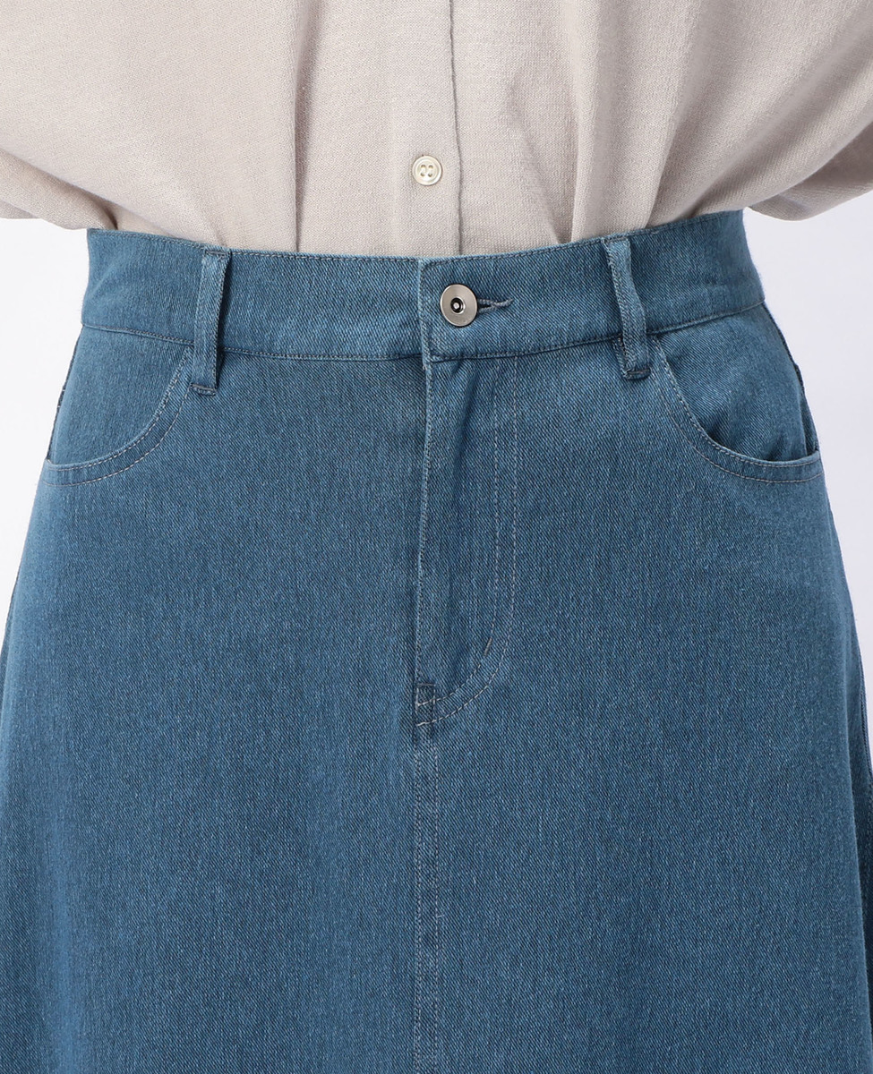 ジャージーデニムaラインスカート 商品詳細 メルローズ公式通販 Melrose Store メルローズストア