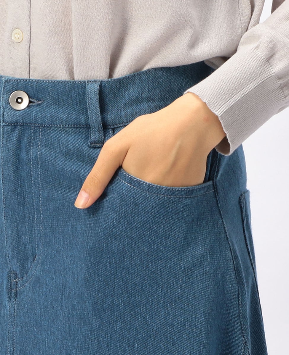 ジャージーデニムaラインスカート 商品詳細 メルローズ公式通販 Melrose Store メルローズストア