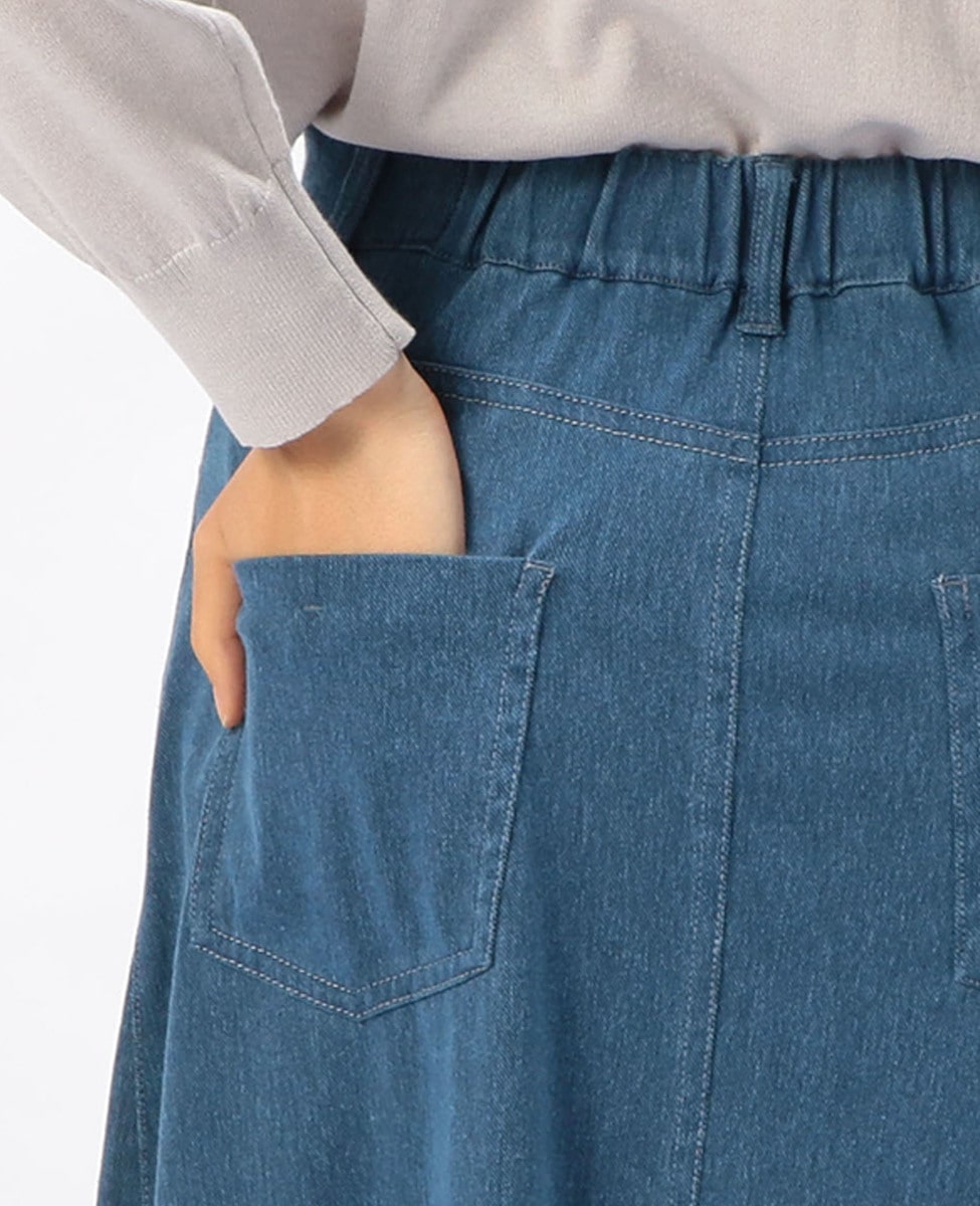 ジャージーデニムaラインスカート 商品詳細 メルローズ公式通販 Melrose Store メルローズストア