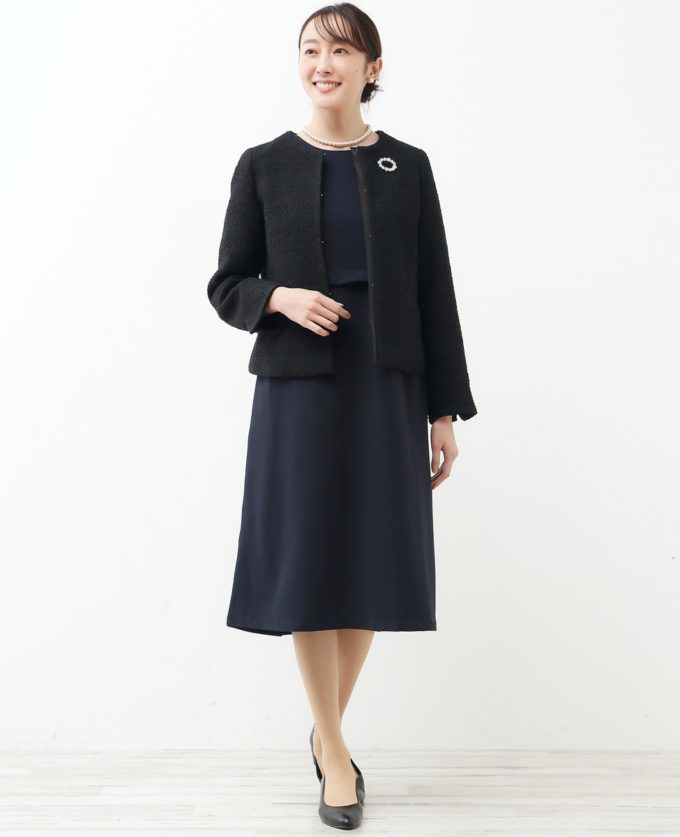 Noir 入卒園式 卒業式 入学式などに困らない 大人のきちんとワンピース 商品詳細 メルローズ公式通販 Melrose Store メルローズストア