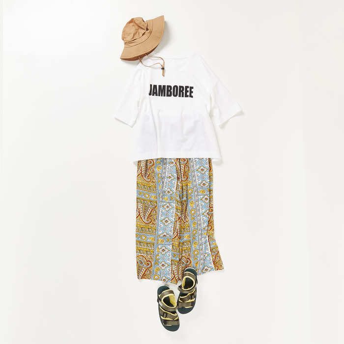 【MELROSE】T-SHIRTS OUTFIT vol.7