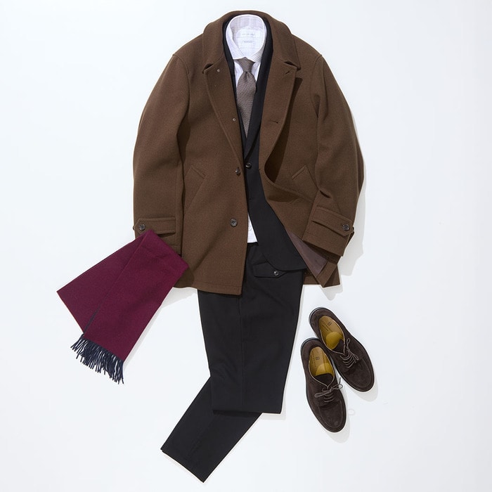 【MEN’S MELROSE】Bal collar coat style Vol.2