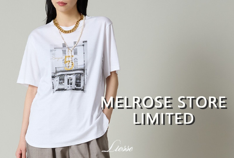 MELROSE STORE限定！人気のプリントTシャツが数量限定復活✨