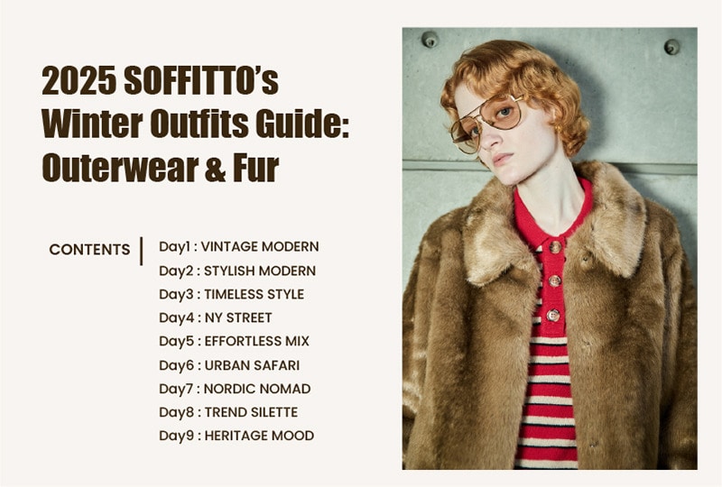 SOFFITTO's Winter Outfit Guide: Outerwear & Fur