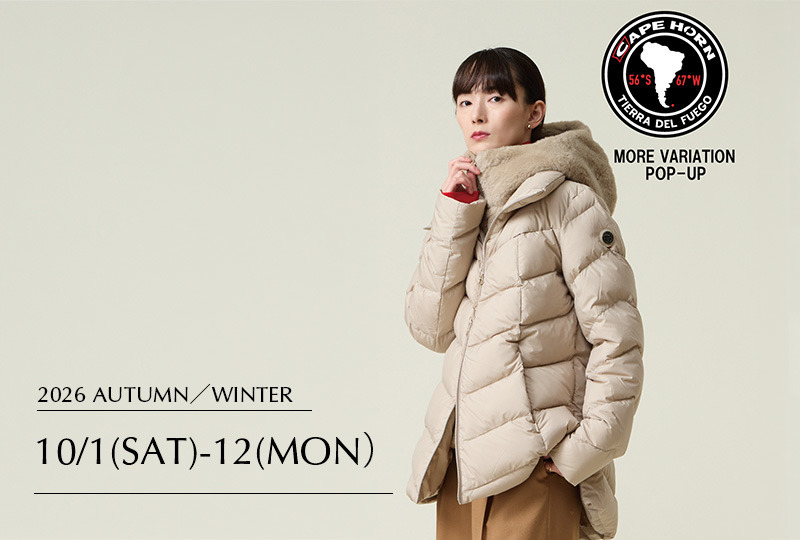 CAPE HORN POP UP SHOP 開催