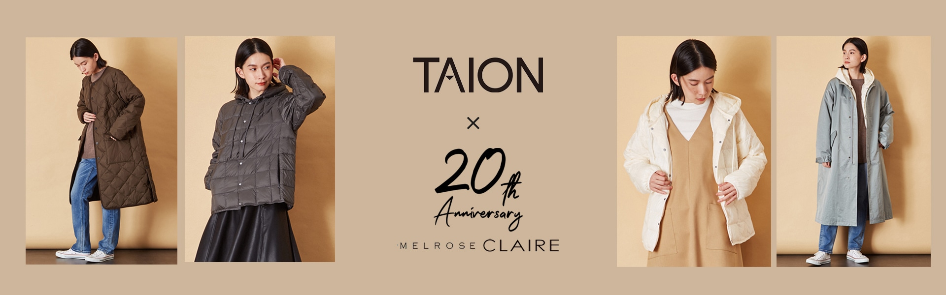MELROSE CLAIRE】TAION×20th Anniversary｜メルローズ公式通販
