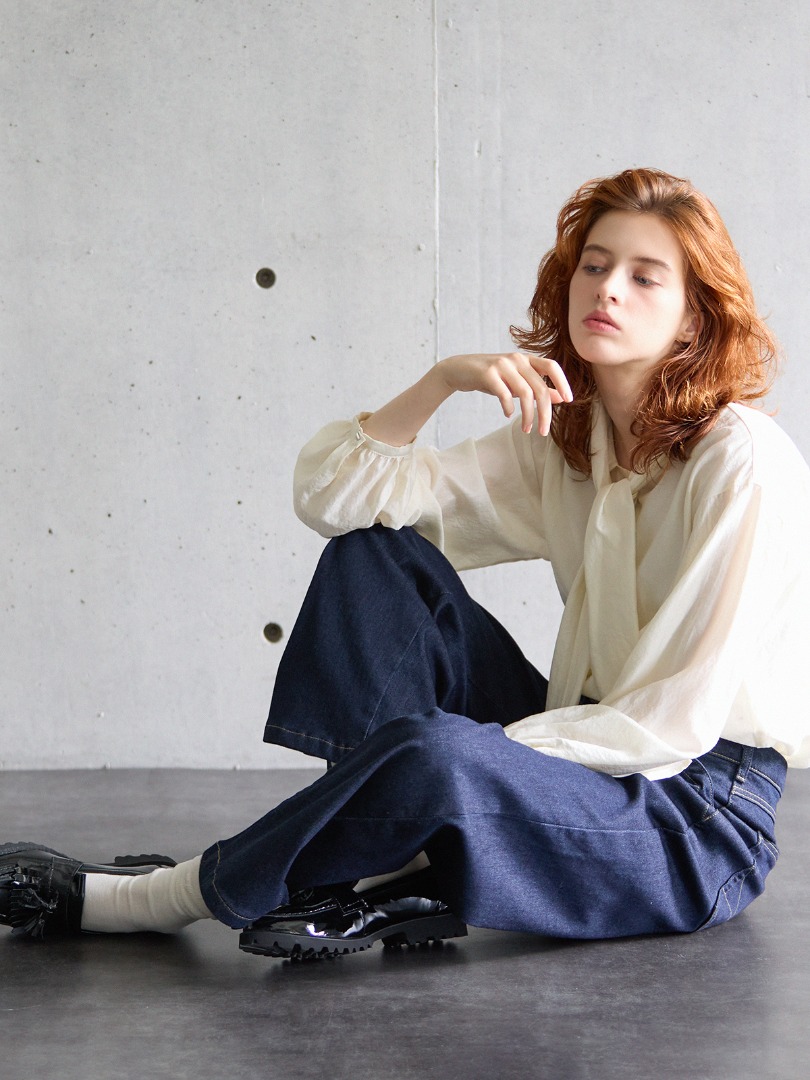 ONE WASH WIDE BAKER PANTS