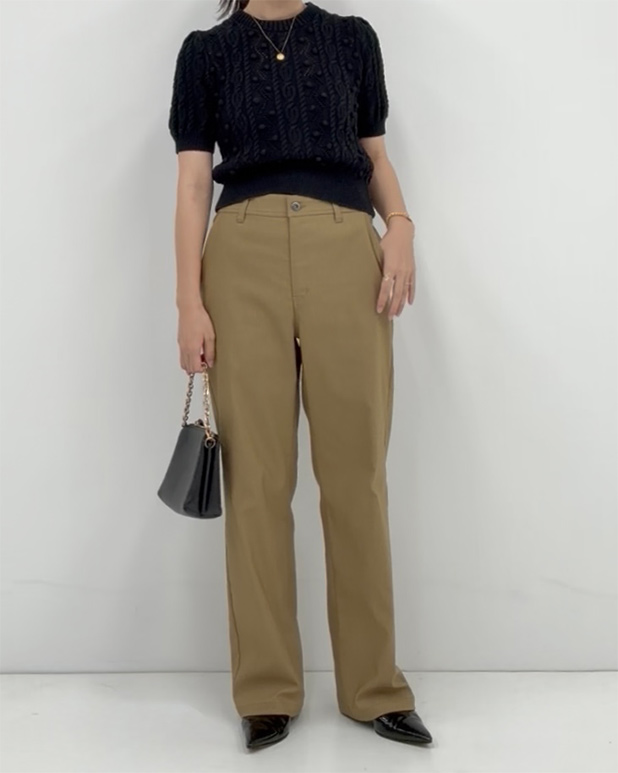 ストレートパンツ 156cm 3サイズ