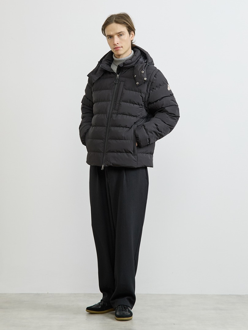 MEN'S MELROSE ピレネックス ENCANTATS ダウンジャケット 全身スタイリング