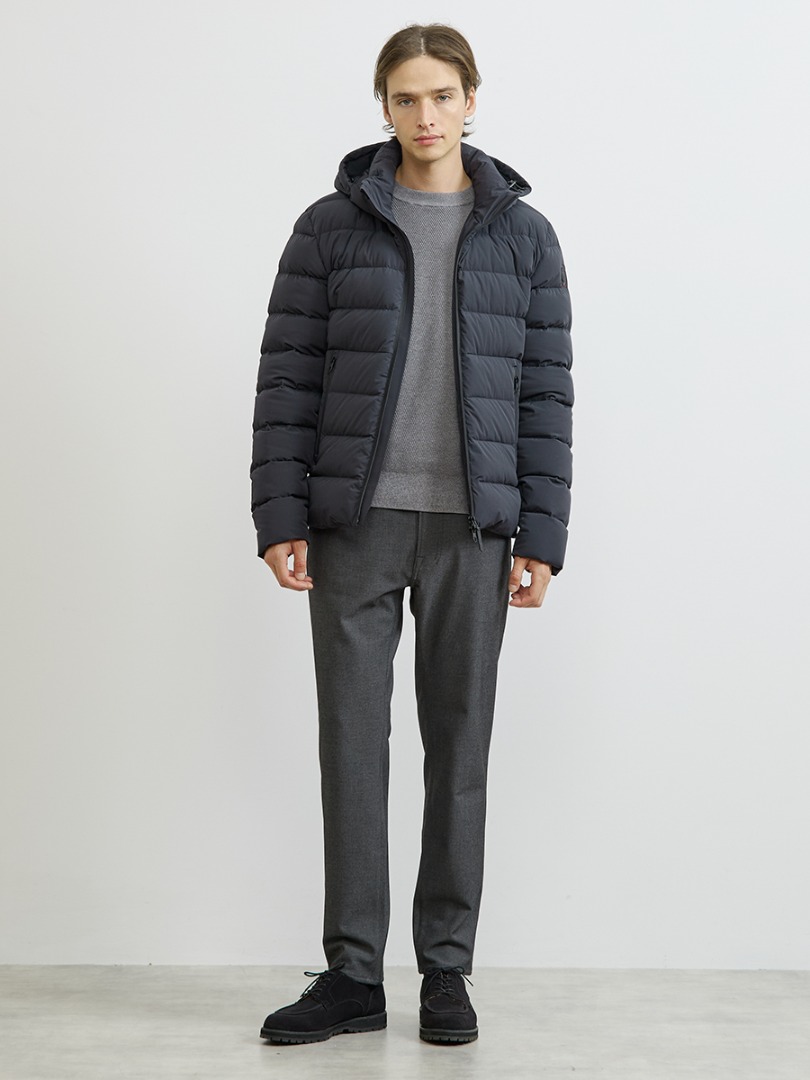 MEN'S MELROSE ケープホーン WILLIAMS ダウンジャケット 全身スタイリング