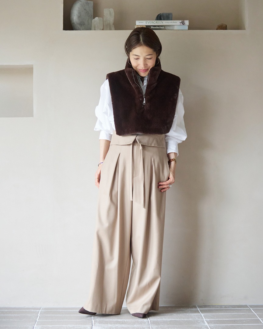 (02) Zip Vest スタイリング 2