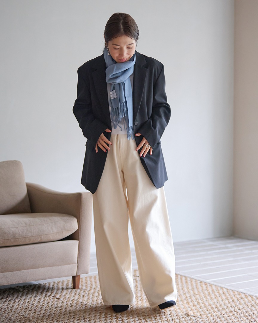 (06) Accent Color Scarf スタイリング 6